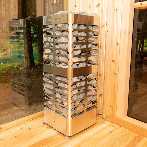 Georgian Cabin Sauna with Porch