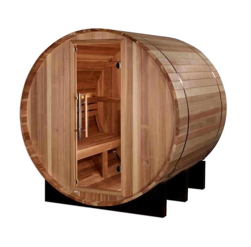 Moritz 2 Person Barrel Traditional Steam Sauna – Pacific Cedar