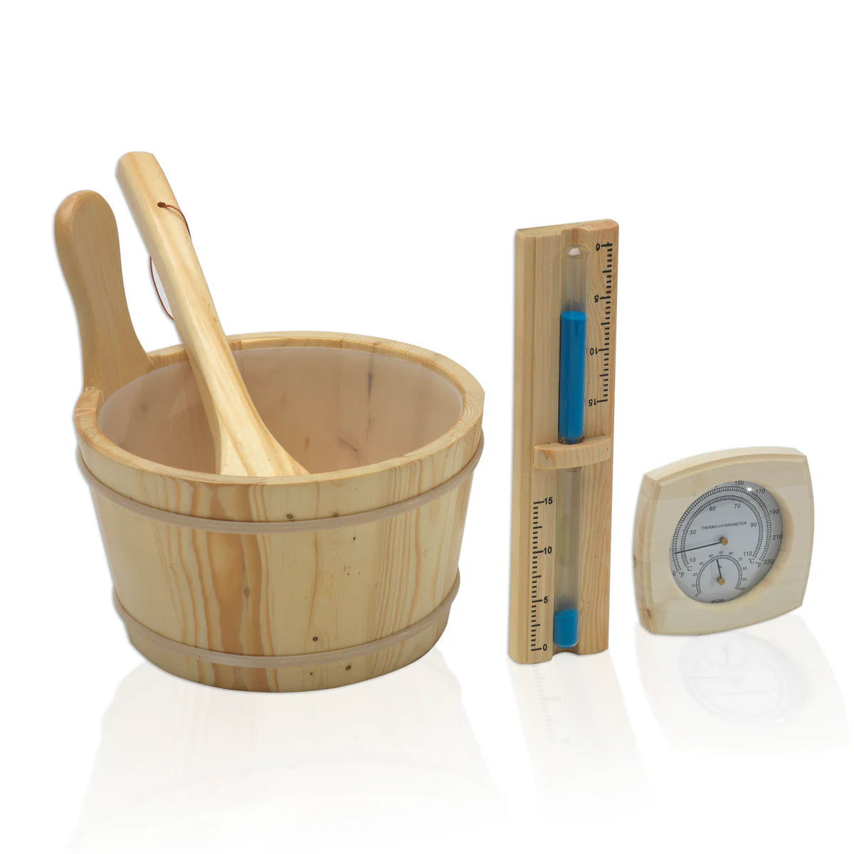 Hanko 2-3 Person Traditional Sauna - Canadian Red Cedar Interior