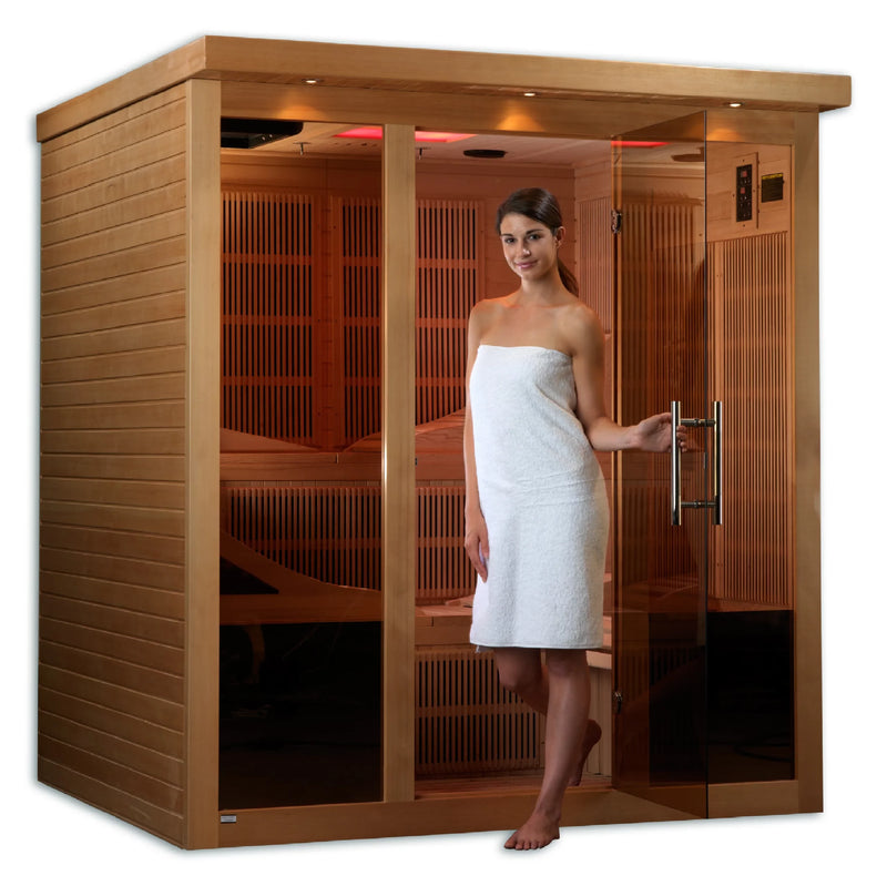 Near Zero EMF Far Full Spectrum Infrared Sauna 6 Person