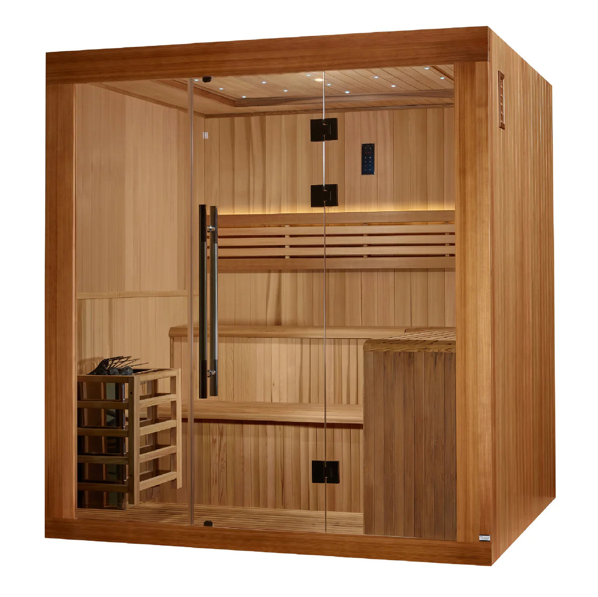 2025 Osla Edition 6 Person Traditional Sauna - Canadian Red Cedar Interior and Pacific Premium Clear Cedar Exterior