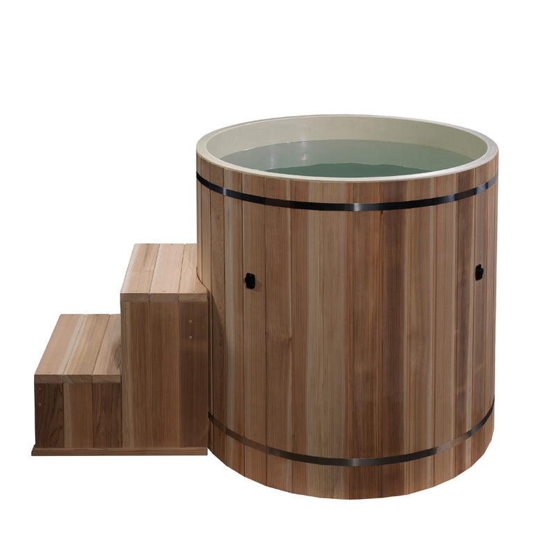 Dynamic Cold Therapy Cedar Barrel Spa – Plastic Tub