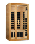 Dynamic Gracia 1-2 Person Low EMF - FAR Infrared Sauna - Natural Hemlock