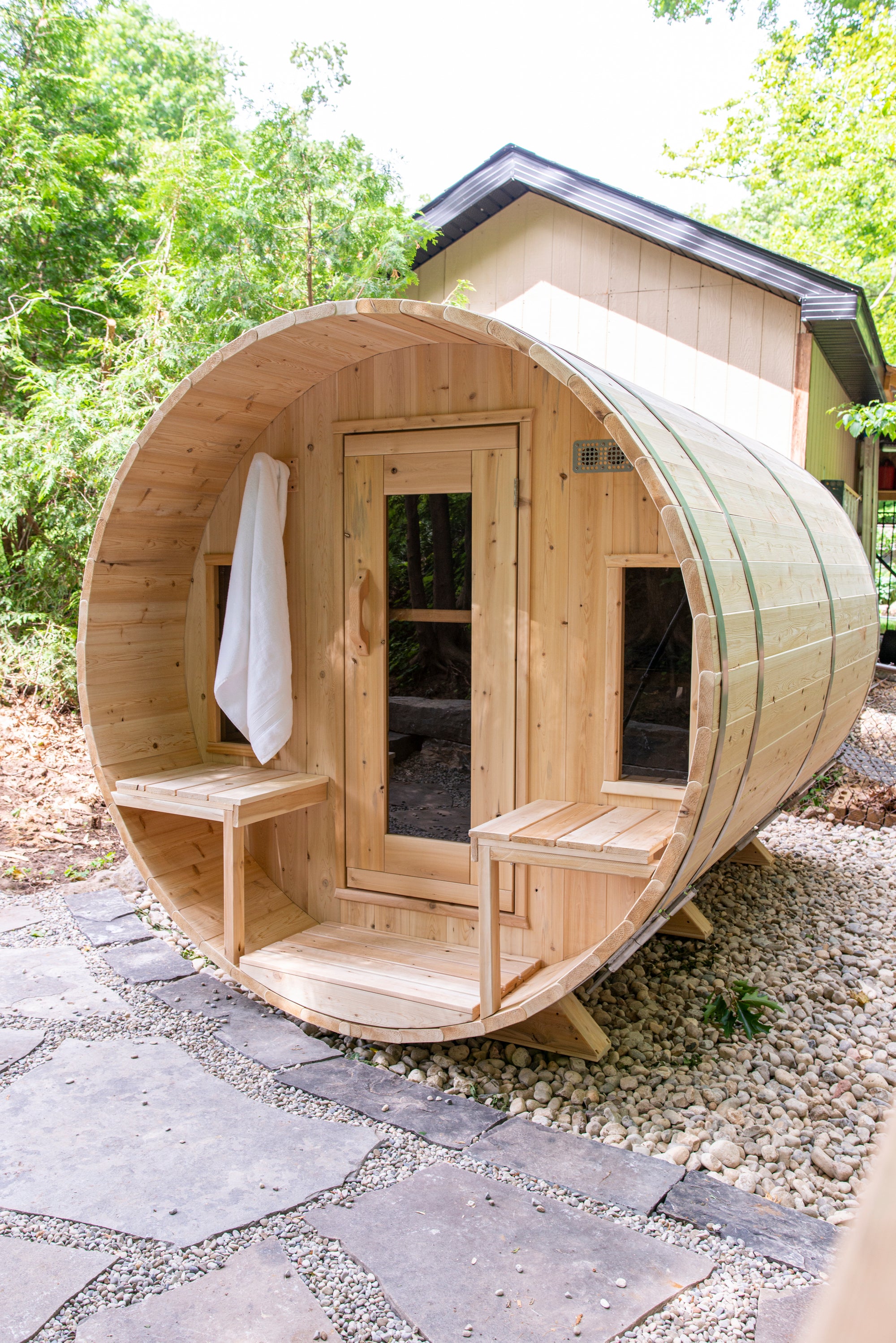 Dundalk LeisureCraft Tranquility Barrel Sauna