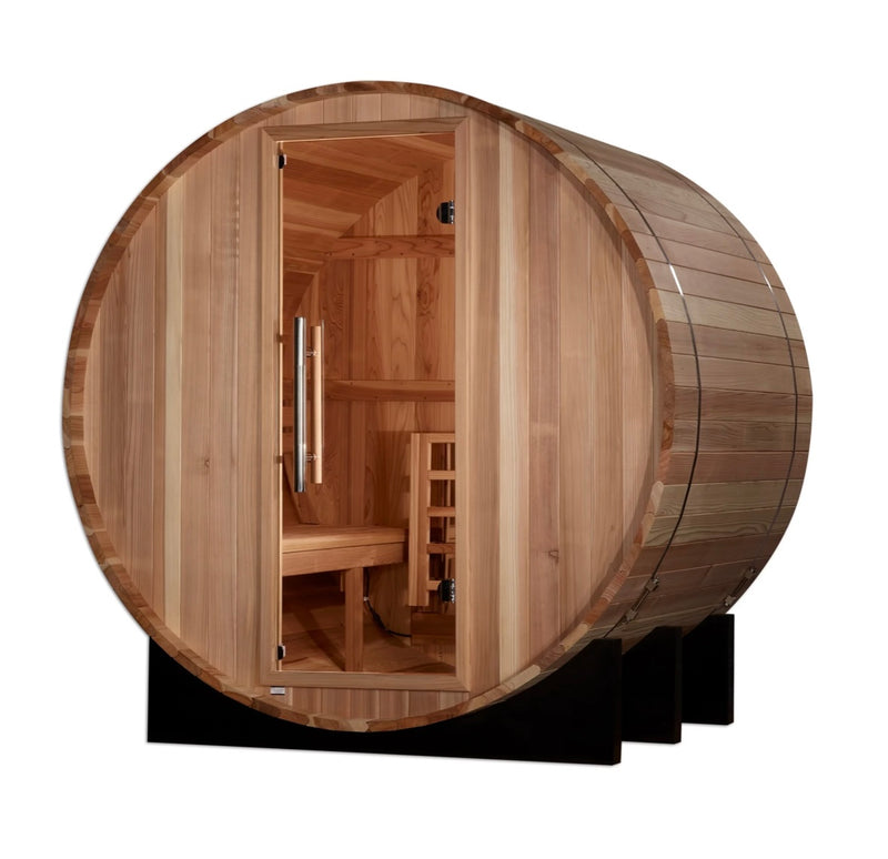 Moritz 2 Person Barrel Traditional Steam Sauna – Pacific Cedar