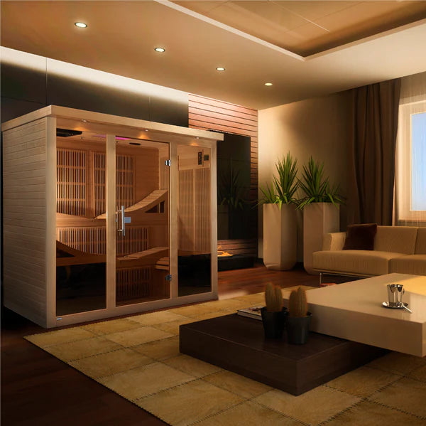 Near Zero EMF Far Full Spectrum Infrared Sauna 6 Person