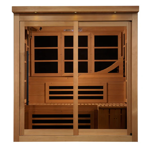 Near Zero EMF Far Infrared 6 Person Sauna