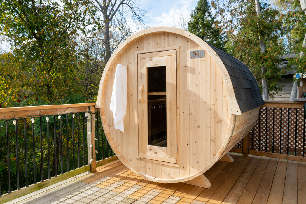 Dundalk LeisureCraft Canadian Timber Harmony Barrel Sauna
