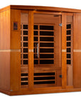 Dynamic Bergamo 4 Person Low EMF - Far Infrared Sauna - Natural Hemlock