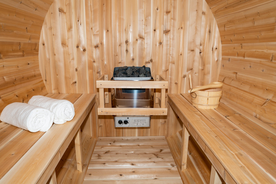 Dundalk LeisureCraft  Canadian Timber Serenity Barrel Sauna