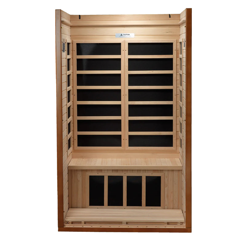 Dynamic Barcelona Elite Ultra Low EMF - Far Infrared Sauna - Natural Hemlock