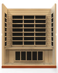 Dynamic Bergamo 4 Person Low EMF - Far Infrared Sauna - Natural Hemlock