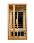 Dynamic Gracia 1-2 Person Low EMF - FAR Infrared Sauna - Natural Hemlock
