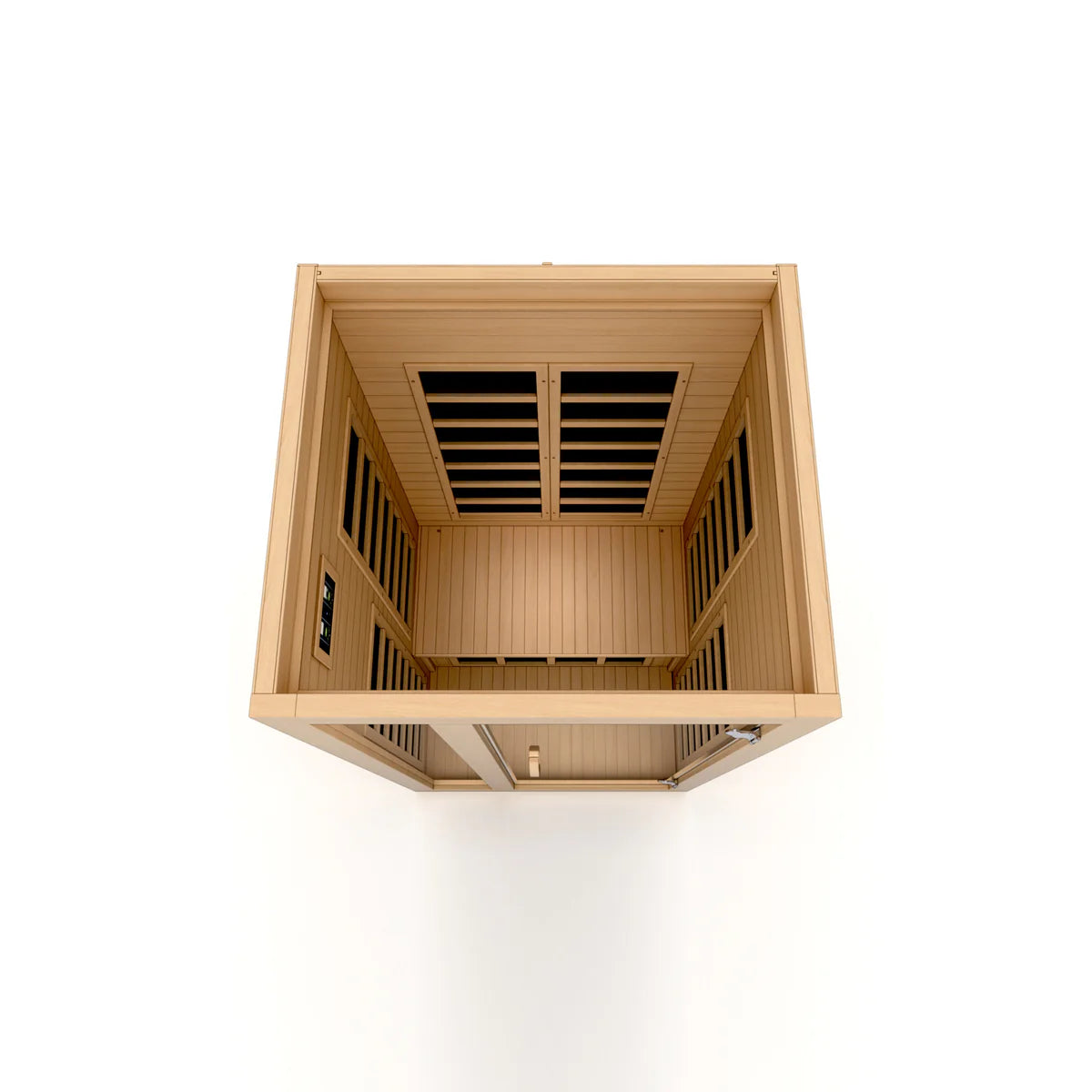Dynamic Gracia 1-2 Person Low EMF - FAR Infrared Sauna - Natural Hemlock