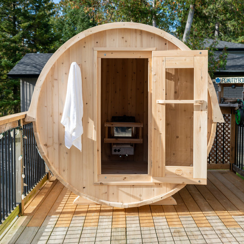 Dundalk LeisureCraft Canadian Timber Harmony Barrel Sauna