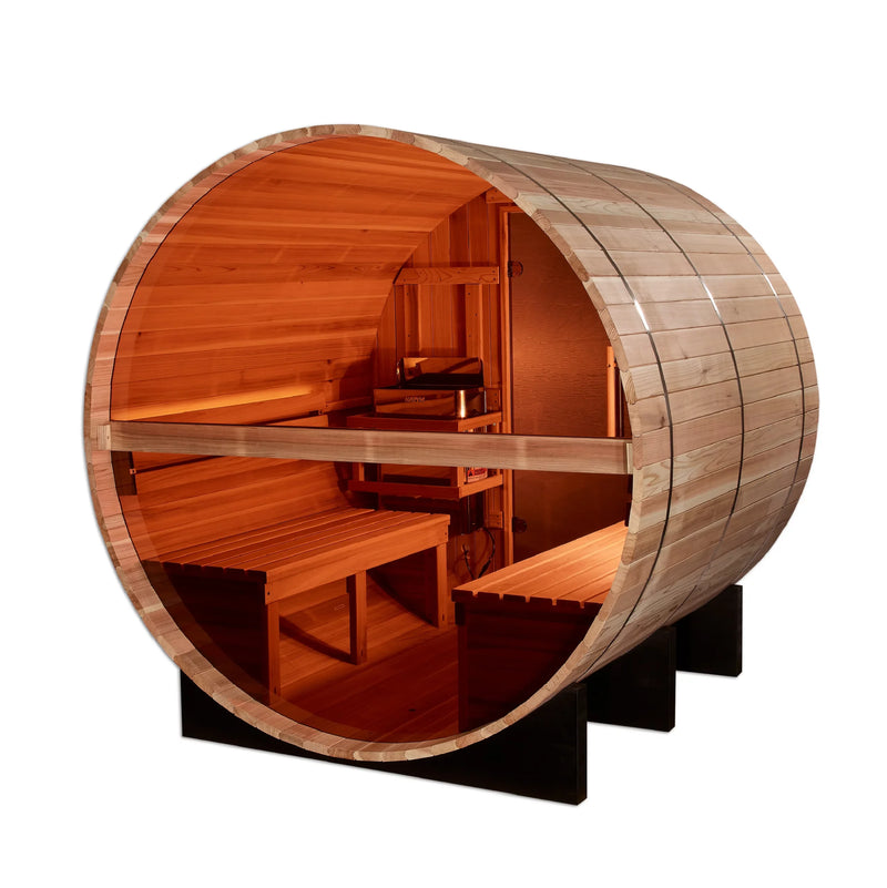 Zurich 4 Person Traditional Steam Barrel Sauna