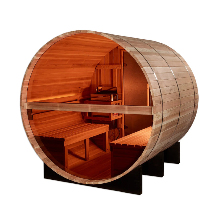 Zurich 4 Person Traditional Steam Barrel Sauna GDI-B024-01