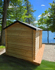 Dundalk LeisureCraft Canadian Timber Georgian Cabin Sauna with Changeroom