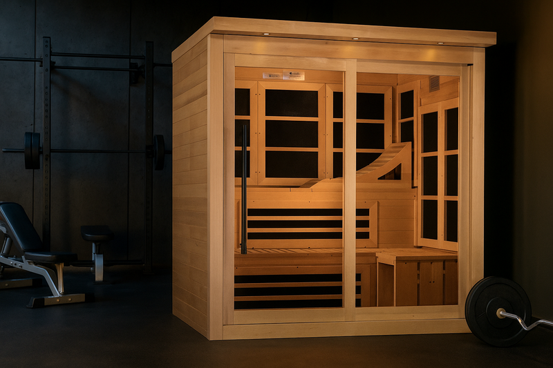 Near Zero EMF Far Infrared 6 Person Sauna