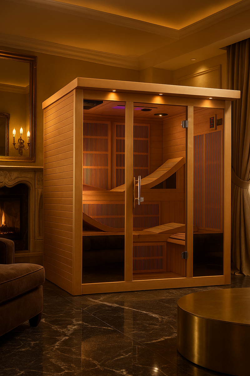 Near Zero EMF Far Full Spectrum Infrared Sauna 6 Person