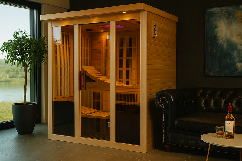 Near Zero EMF Far Full Spectrum Infrared Sauna 6 Person